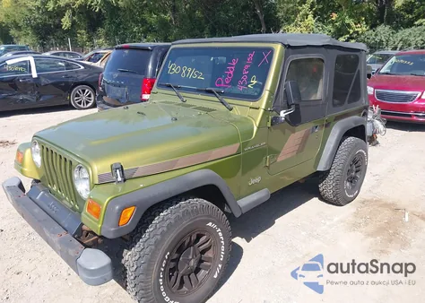 1997 Jeep Wrangler Se z USA, uszkodzony, nr VIN 1J4FY29P6VP527306